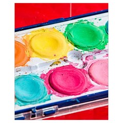 Palette Brush Paint Box Color Drawstring Bag (small) by Celenk