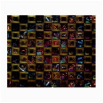 Kaleidoscope Pattern Abstract Art Small Glasses Cloth (2-Side) Front