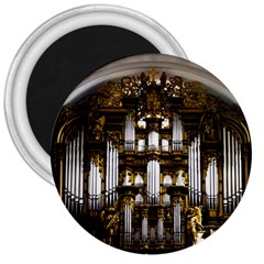 Organ Church Music Organ Whistle 3  Magnets by Celenk