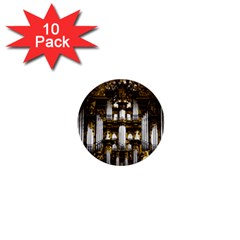 Organ Church Music Organ Whistle 1  Mini Buttons (10 Pack) 