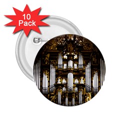 Organ Church Music Organ Whistle 2 25  Buttons (10 Pack)  by Celenk