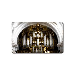 Organ Church Music Organ Whistle Magnet (name Card) by Celenk