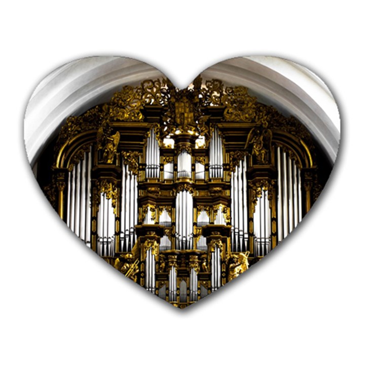 Organ Church Music Organ Whistle Heart Mousepads