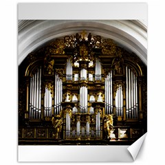 Organ Church Music Organ Whistle Canvas 11  X 14   by Celenk