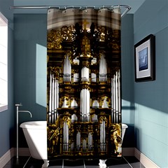 Organ Church Music Organ Whistle Shower Curtain 36  X 72  (stall)  by Celenk