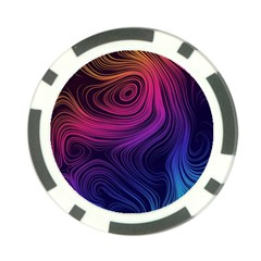 Abstract Pattern Art Wallpaper Poker Chip Card Guard (10 Pack) by Celenk