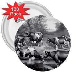 Holstein Fresian Cows Fresian Cows 3  Buttons (100 Pack)  by Celenk