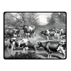 Holstein Fresian Cows Fresian Cows Fleece Blanket (small) by Celenk