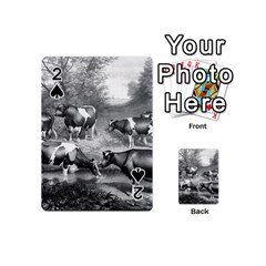 Holstein Fresian Cows Fresian Cows Playing Cards 54 (mini)  by Celenk