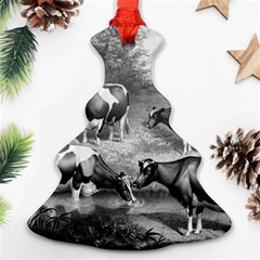 Holstein Fresian Cows Fresian Cows Christmas Tree Ornament (two Sides) by Celenk