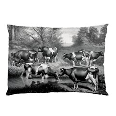 Holstein Fresian Cows Fresian Cows Pillow Case (two Sides) by Celenk