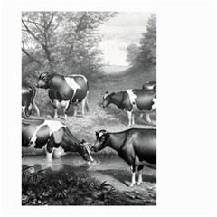 Holstein Fresian Cows Fresian Cows Small Garden Flag (two Sides) by Celenk