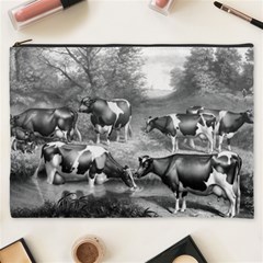 Holstein Fresian Cows Fresian Cows Cosmetic Bag (xxxl)  by Celenk