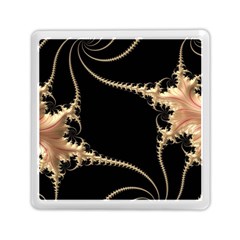 Fractal Art Design Pattern Texture Memory Card Reader (square)  by Celenk