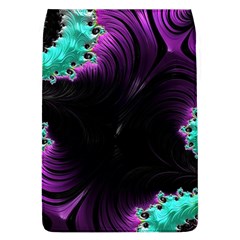 Fractals Spirals Black Colorful Flap Covers (l)  by Celenk