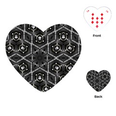 Design Art Pattern Decorative Playing Cards (heart)  by Celenk