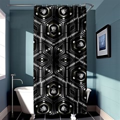 Design Art Pattern Decorative Shower Curtain 36  X 72  (stall)  by Celenk