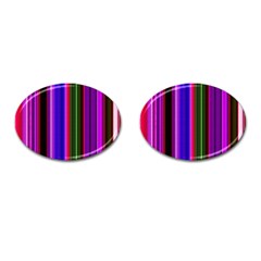 Abstract Background Pattern Textile 4 Cufflinks (oval) by Celenk