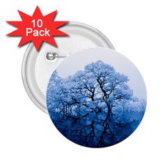 Nature Inspiration Trees Blue 2 25  Buttons (10 Pack)  by Celenk