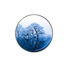 Nature Inspiration Trees Blue Hat Clip Ball Marker by Celenk