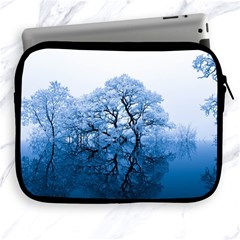 Nature Inspiration Trees Blue Apple Ipad 2/3/4 Zipper Cases by Celenk