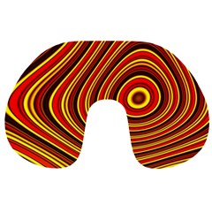 Fractal Art Mathematics Generated Travel Neck Pillows by Celenk