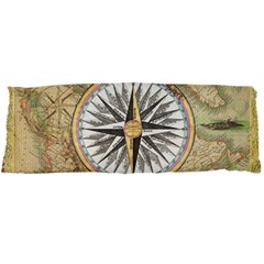 Map Vintage Nautical Collage Body Pillow Case Dakimakura (two Sides) by Celenk