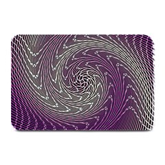 Graphic Abstract Lines Wave Art Plate Mats by Celenk