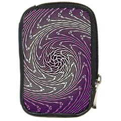 Graphic Abstract Lines Wave Art Compact Camera Cases by Celenk