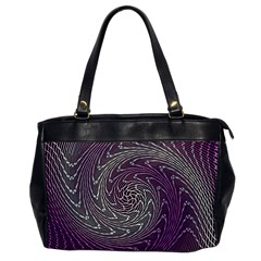 Graphic Abstract Lines Wave Art Office Handbags by Celenk