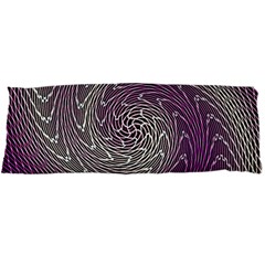 Graphic Abstract Lines Wave Art Body Pillow Case Dakimakura (two Sides) by Celenk