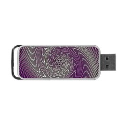 Graphic Abstract Lines Wave Art Portable Usb Flash (two Sides) by Celenk