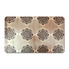 Flower Pattern Pattern Art Magnet (rectangular) by Celenk