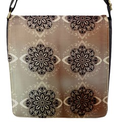 Flower Pattern Pattern Art Flap Messenger Bag (s) by Celenk