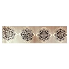 Flower Pattern Pattern Art Satin Scarf (oblong) by Celenk