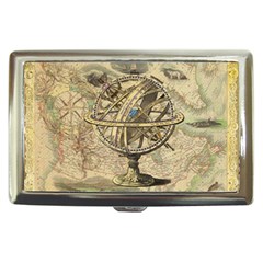 Map Compass Nautical Vintage Cigarette Money Cases by Celenk