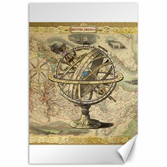 Map Compass Nautical Vintage Canvas 20  X 30   by Celenk