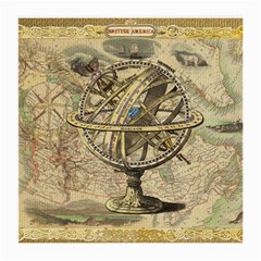 Map Compass Nautical Vintage Medium Glasses Cloth (2-side) by Celenk