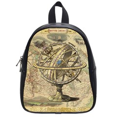 Map Compass Nautical Vintage School Bag (small) by Celenk