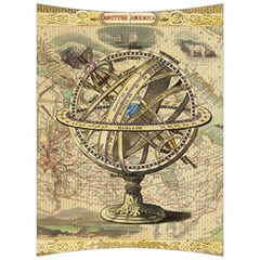 Map Compass Nautical Vintage Back Support Cushion by Celenk