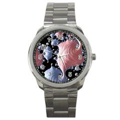 Fractal Art Design Fantasy Science Sport Metal Watch by Celenk