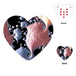 Fractal Art Design Fantasy Science Playing Cards (Heart)  Front