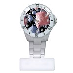 Fractal Art Design Fantasy Science Plastic Nurses Watch Front