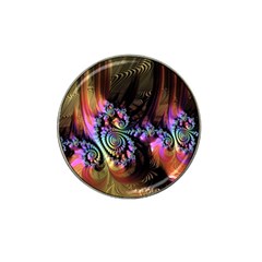 Fractal Colorful Background Hat Clip Ball Marker (4 Pack) by Celenk