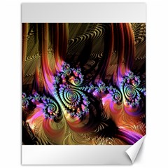 Fractal Colorful Background Canvas 18  X 24   by Celenk