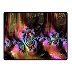 Fractal Colorful Background Double Sided Fleece Blanket (small)  by Celenk