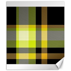 Tartan Abstract Background Pattern Textile 5 Canvas 20  X 24   by Celenk