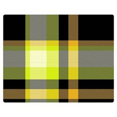 Tartan Abstract Background Pattern Textile 5 Double Sided Flano Blanket (medium)  by Celenk