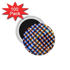 Kaleidoscope Pattern Ornament 1 75  Magnets (100 Pack)  by Celenk