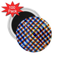 Kaleidoscope Pattern Ornament 2 25  Magnets (100 Pack)  by Celenk